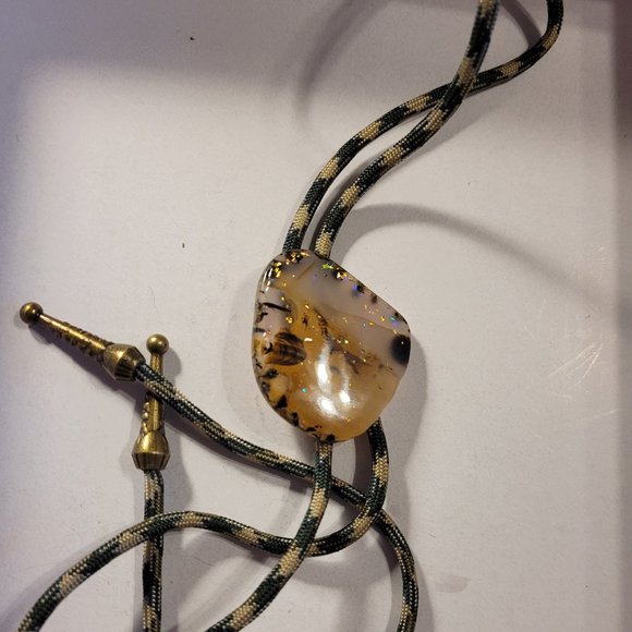 Bolo Tie - Made from Stone - Very Unique Looking - Picture 10 of 12